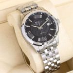 Rolex Datejust Citizen 8215 Movement 40mm 316L Steel Gentlemen Black./White Watch